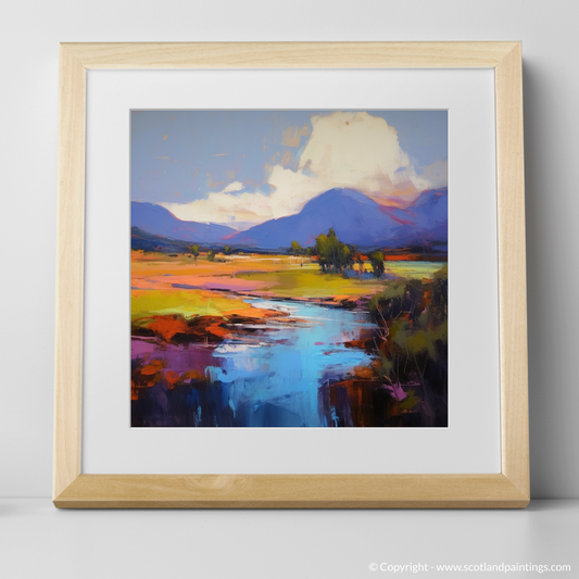 Summer's Embrace: An Expressionist Journey Along the River Spean