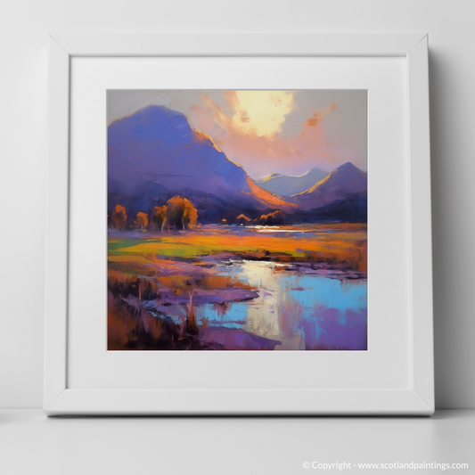 Serpentine Sunset: An Expressionist Tribute to Glencoe's Golden Hour