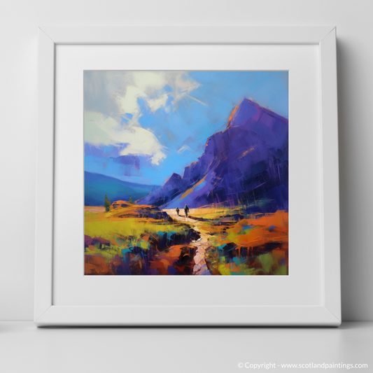 Highland Symphony: Buachaille Summit in Expressionist Hues