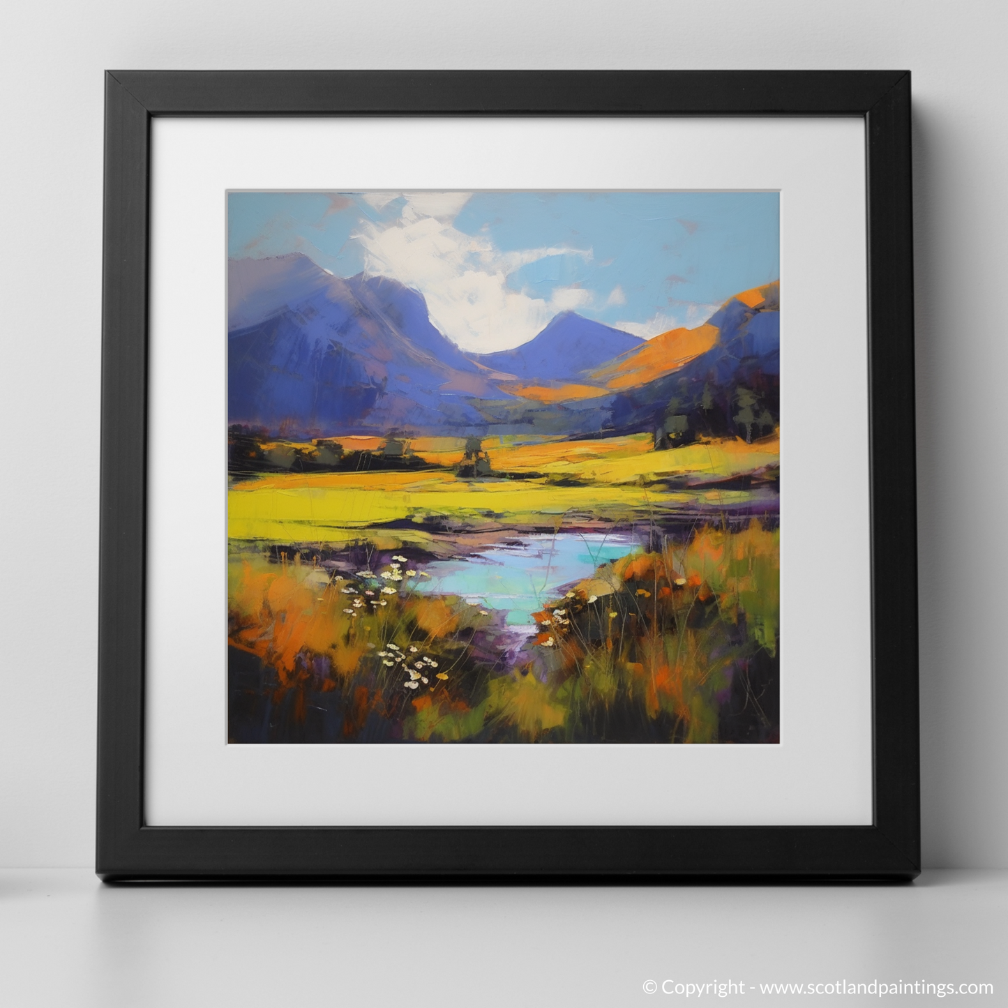 Whispers of Glencoe: An Expressionist Ode to Mountain Avens