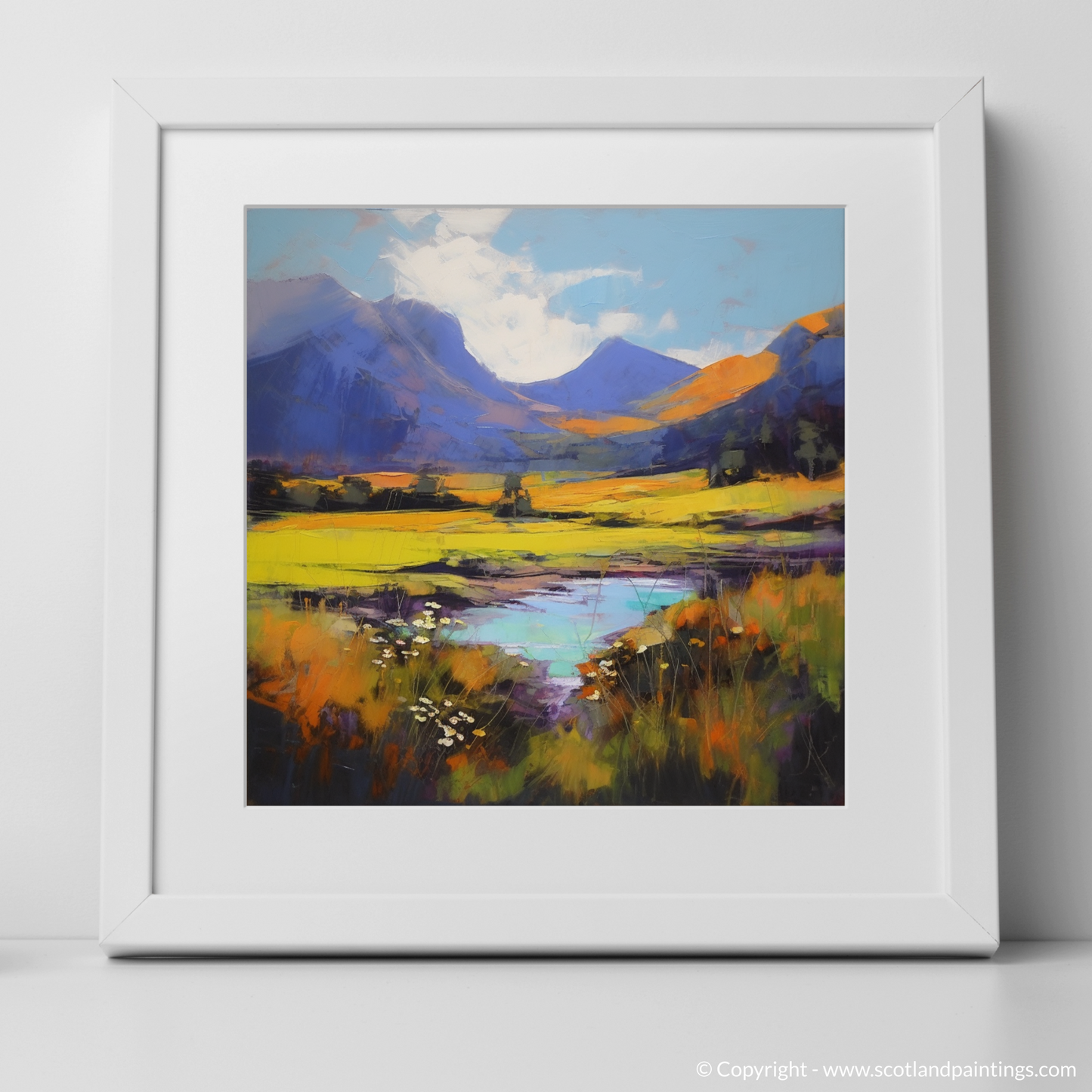 Whispers of Glencoe: An Expressionist Ode to Mountain Avens