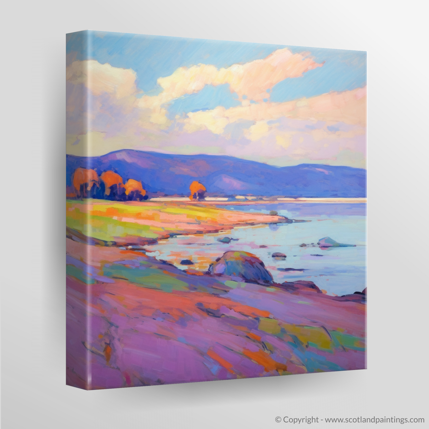 Longniddry Beach Serenity: An Impressionist Homage to Scottish Shores