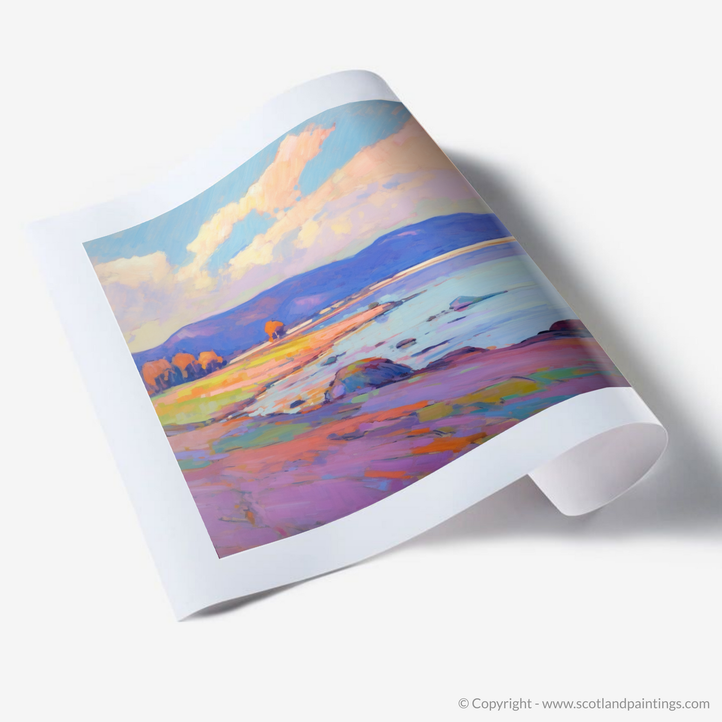 Longniddry Beach Serenity: An Impressionist Homage to Scottish Shores