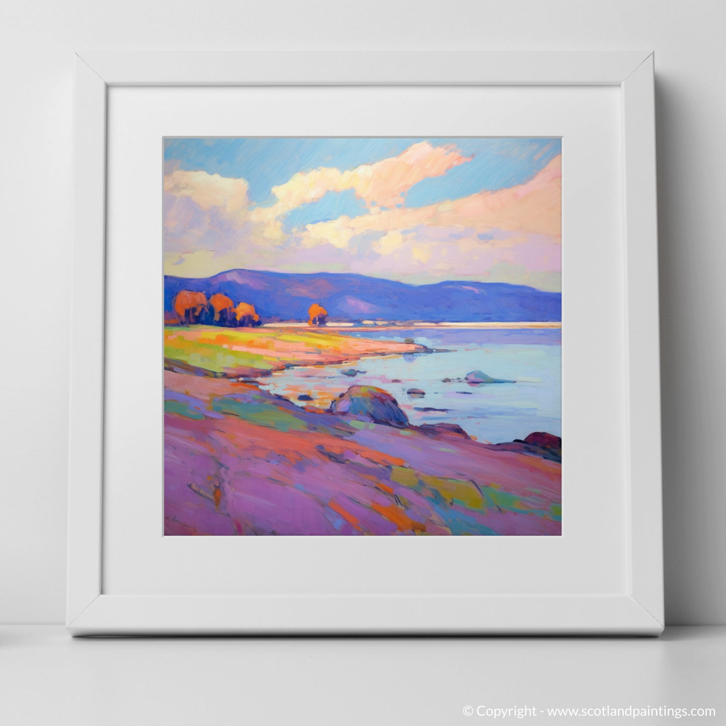 Longniddry Beach Serenity: An Impressionist Homage to Scottish Shores