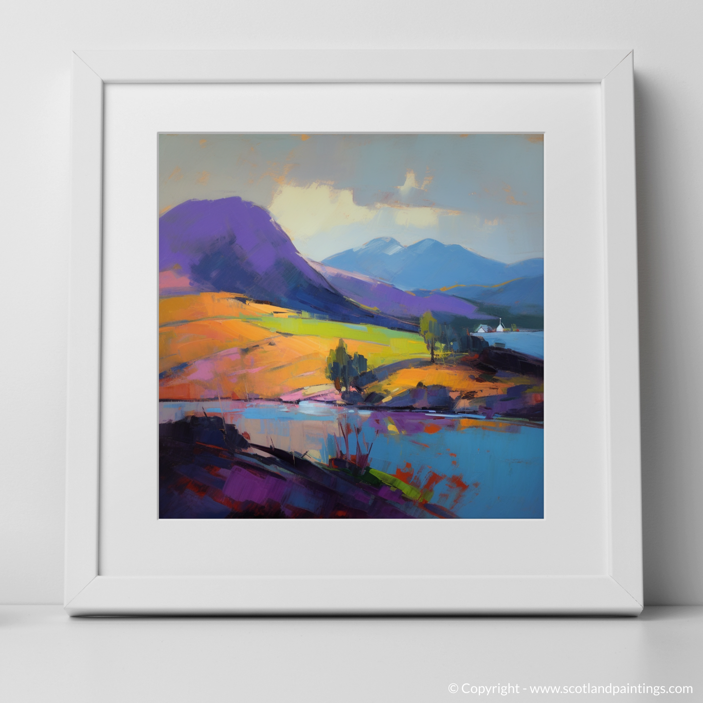 Scottish Highlands Emotion: An Expressionist Ode to Càrn Mairg