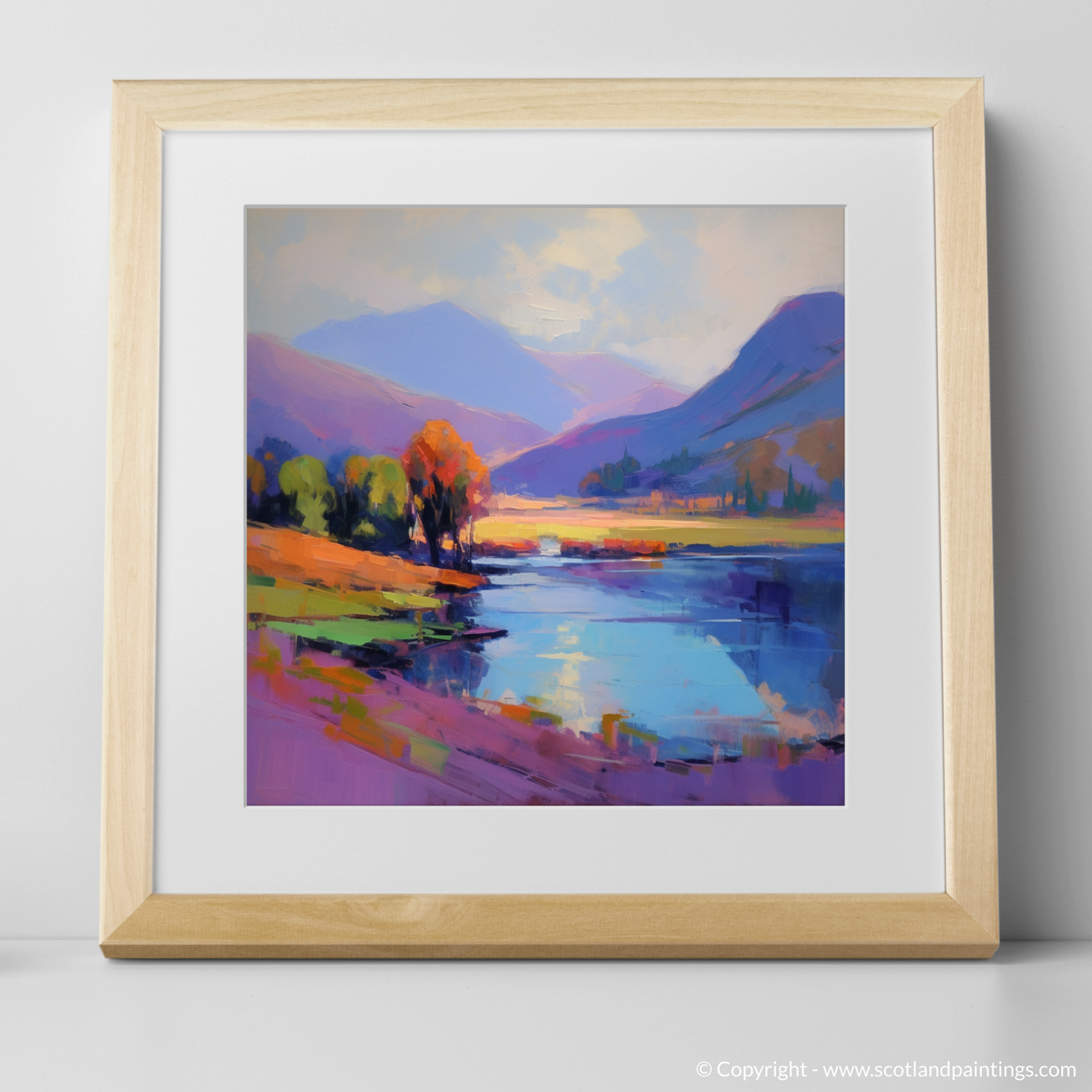 Highland Summer Serenade: An Expressionist Ode to Loch Lochy