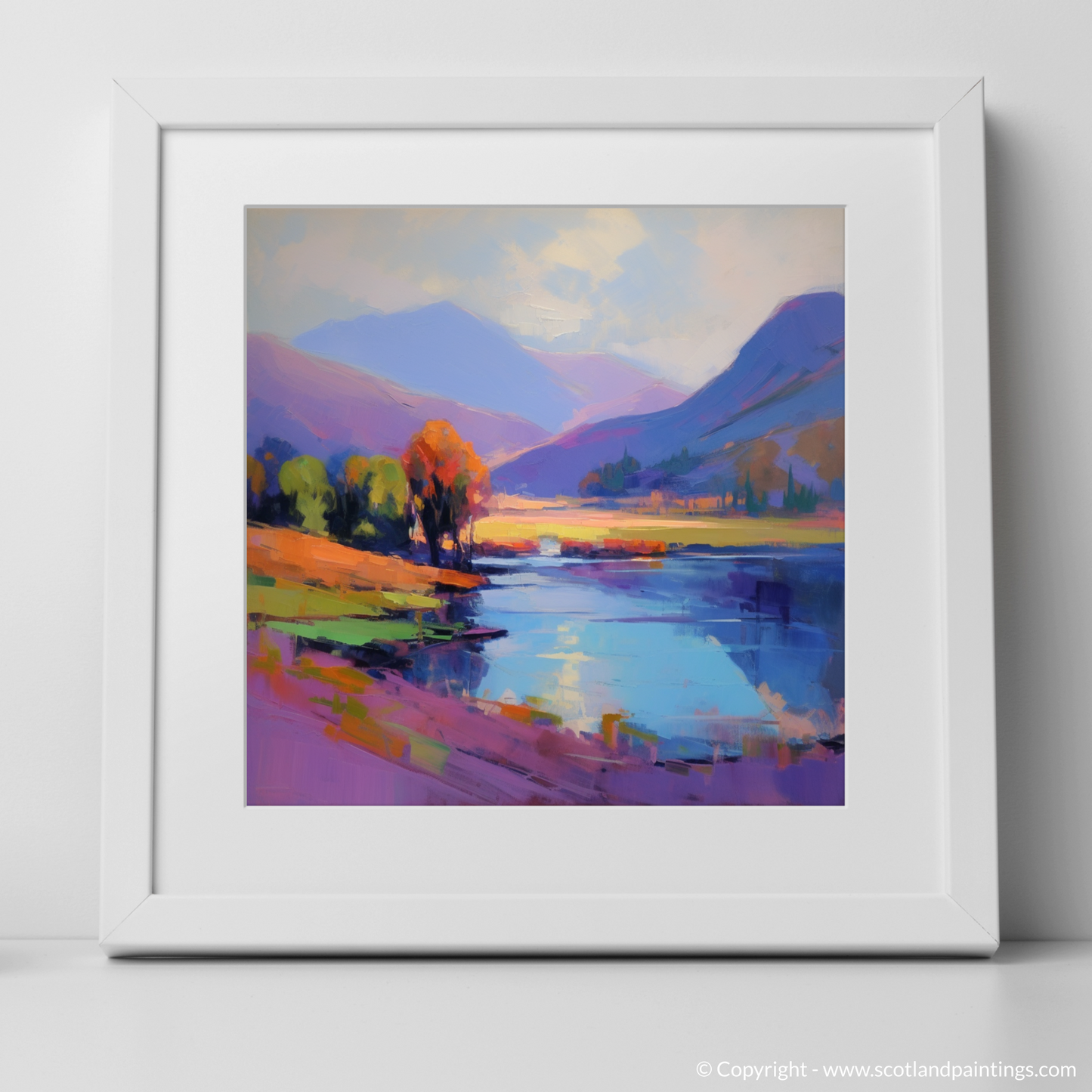 Highland Summer Serenade: An Expressionist Ode to Loch Lochy