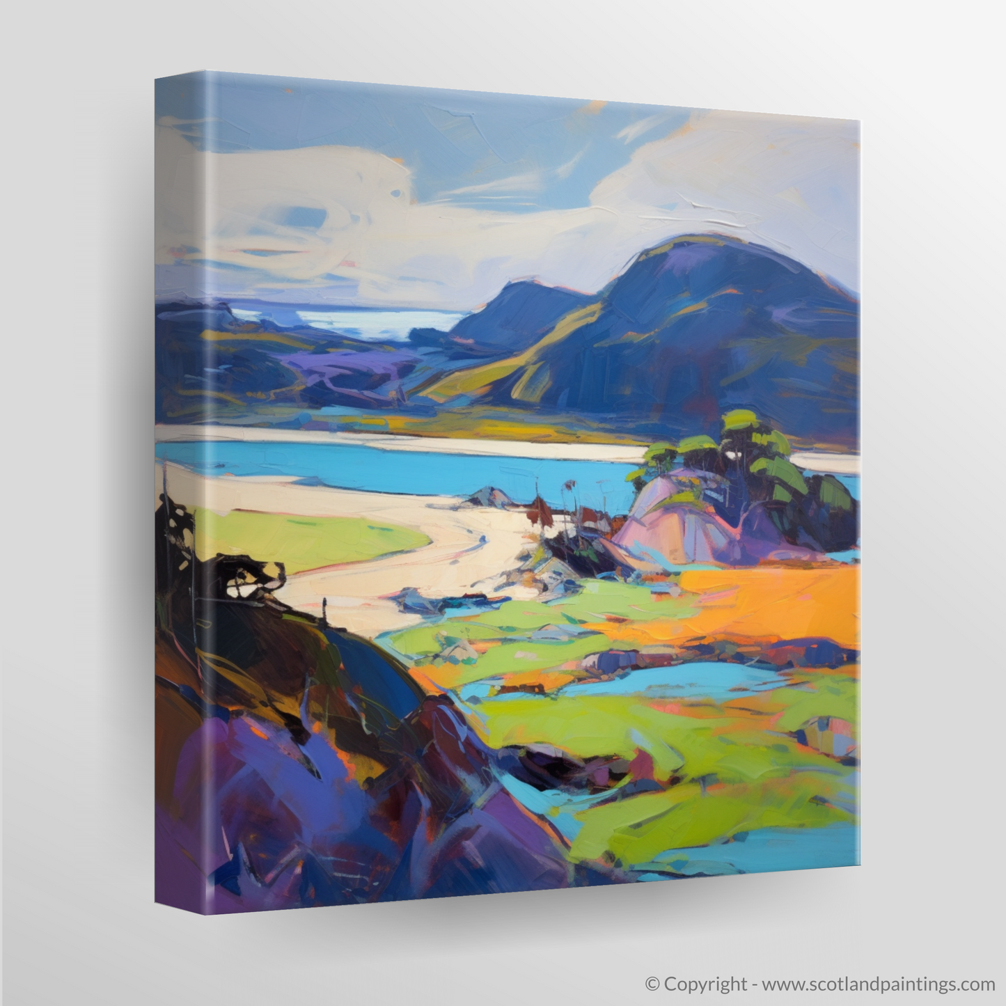 Kiloran Bay Embrace: An Expressionist Ode to Scottish Beaches