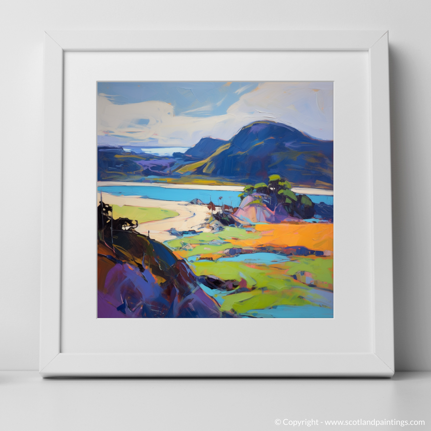 Kiloran Bay Embrace: An Expressionist Ode to Scottish Beaches