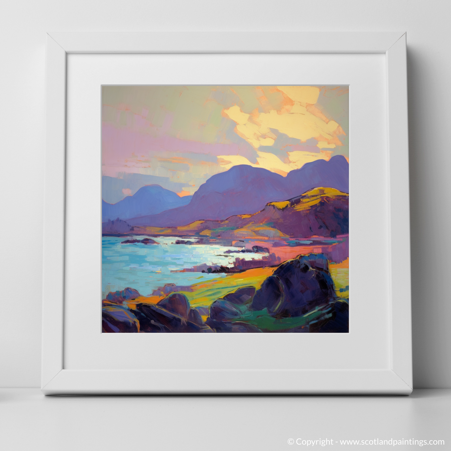 Tempest over Easdale Sound: An Impressionist Homage to Scotland's Wild Coast