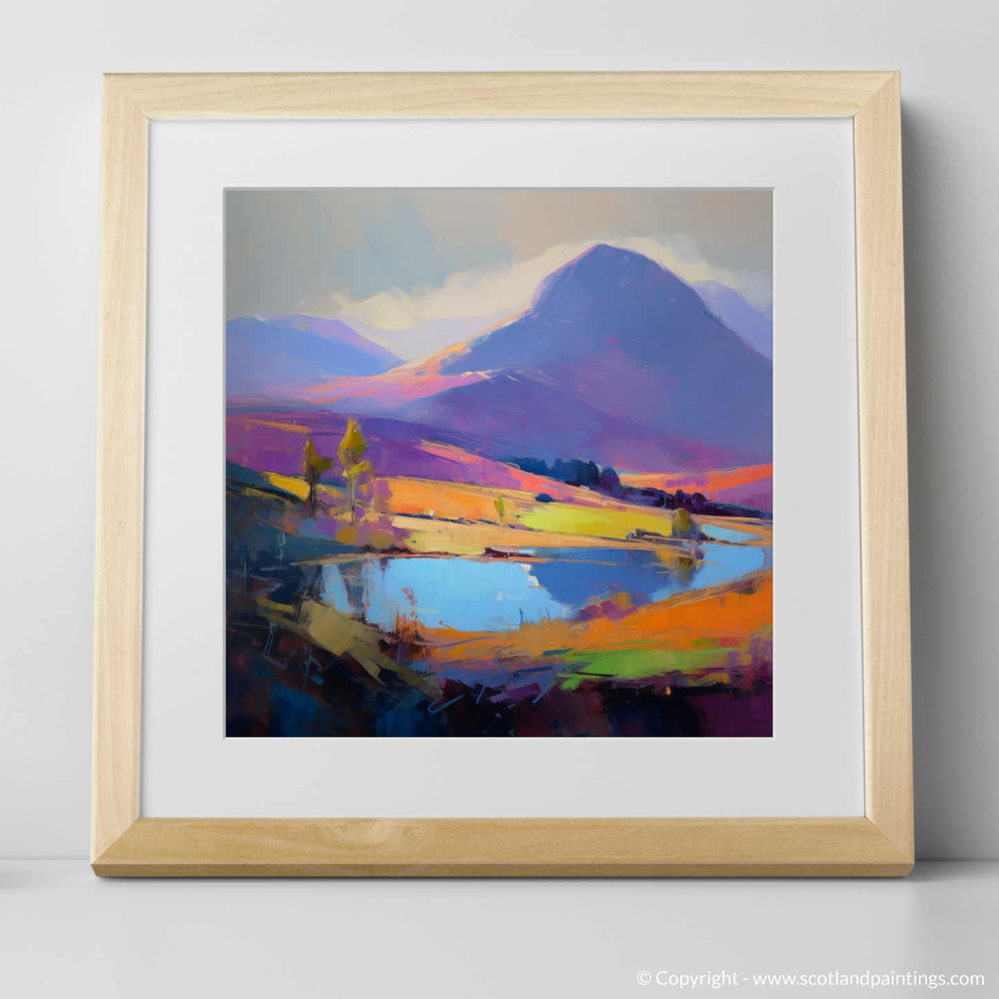 Highland Hues: An Expressionist Ode to Beinn Ghlas