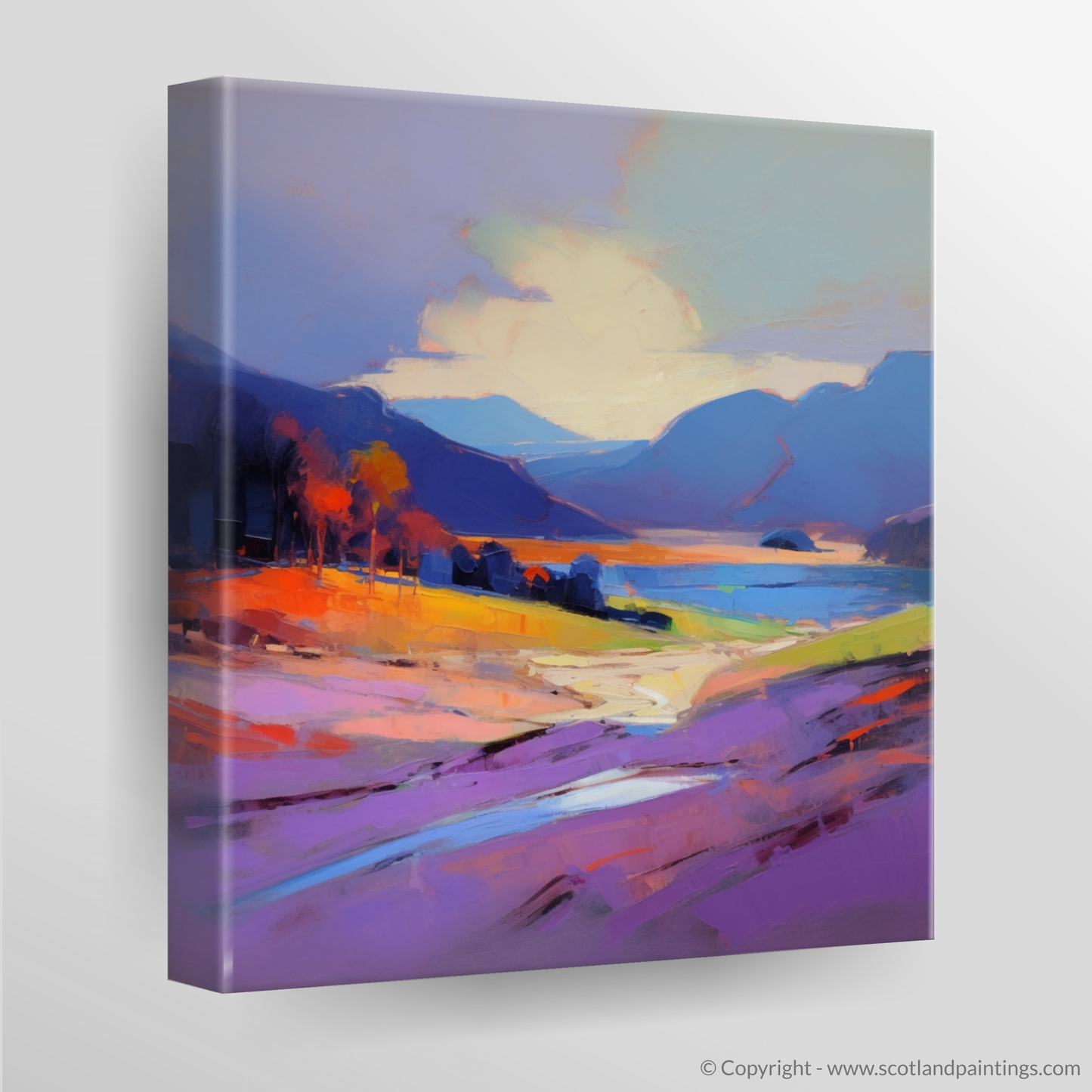 Kiloran Bay at Dusk: An Expressionist Ode to Scottish Serenity