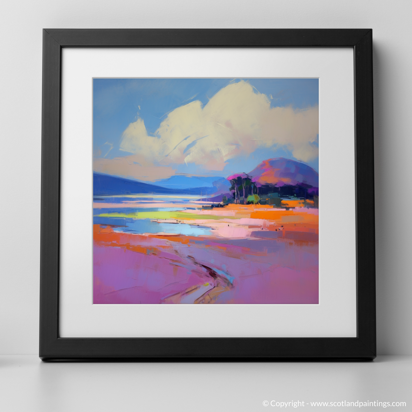 Nairn Beach Enchantment: An Expressionist Journey