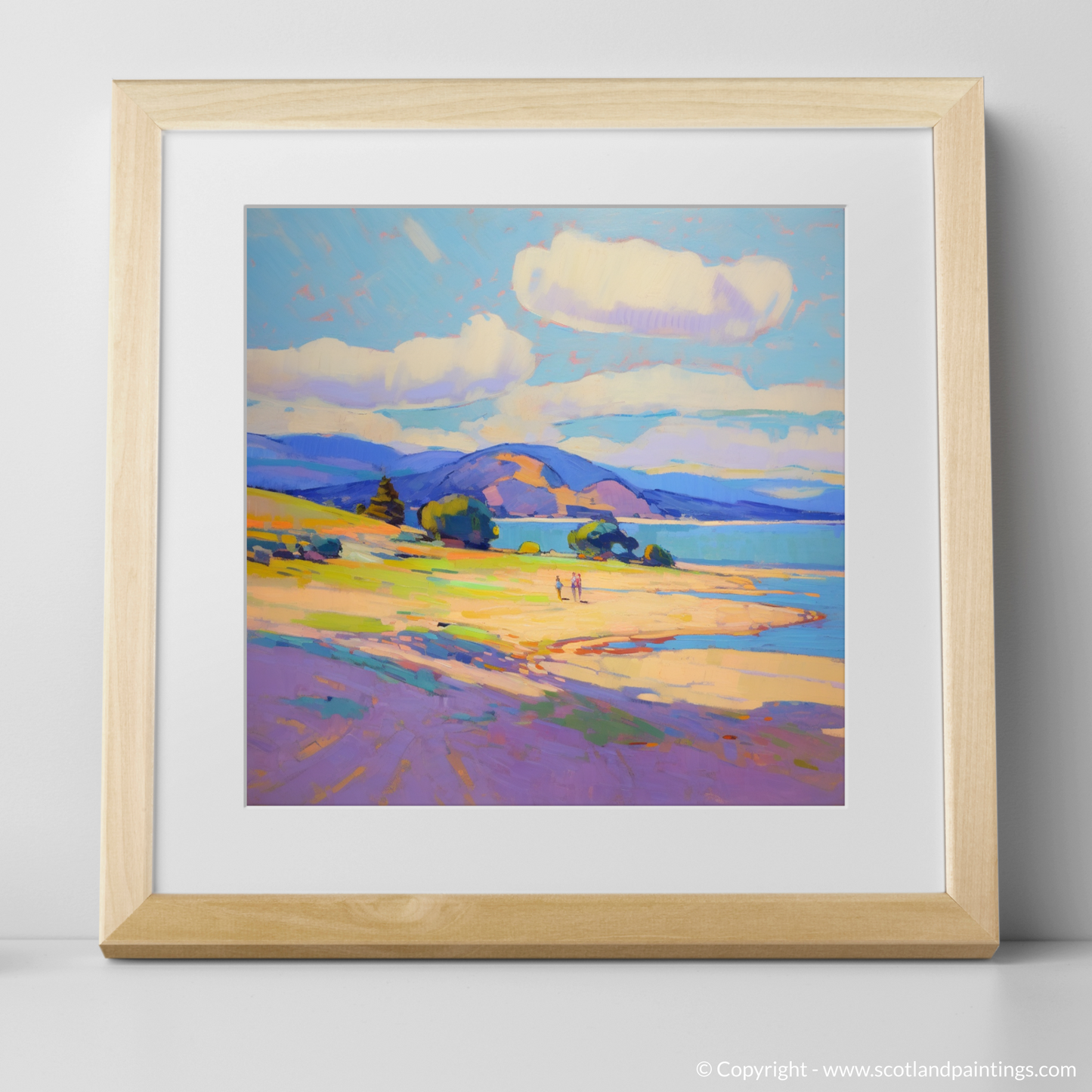 Golden Sands of Longniddry Beach: An Impressionist Tribute to Scottish Summer