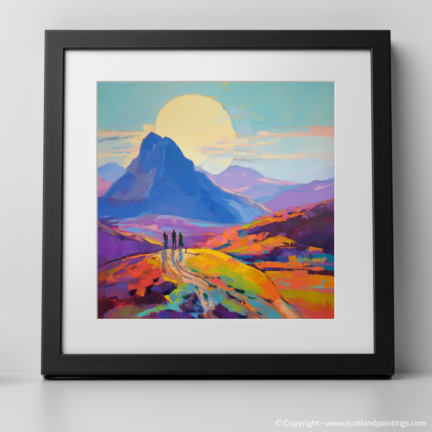 Buachaille Summit at Dusk: An Impressionistic Journey Through Glencoe's Wonders