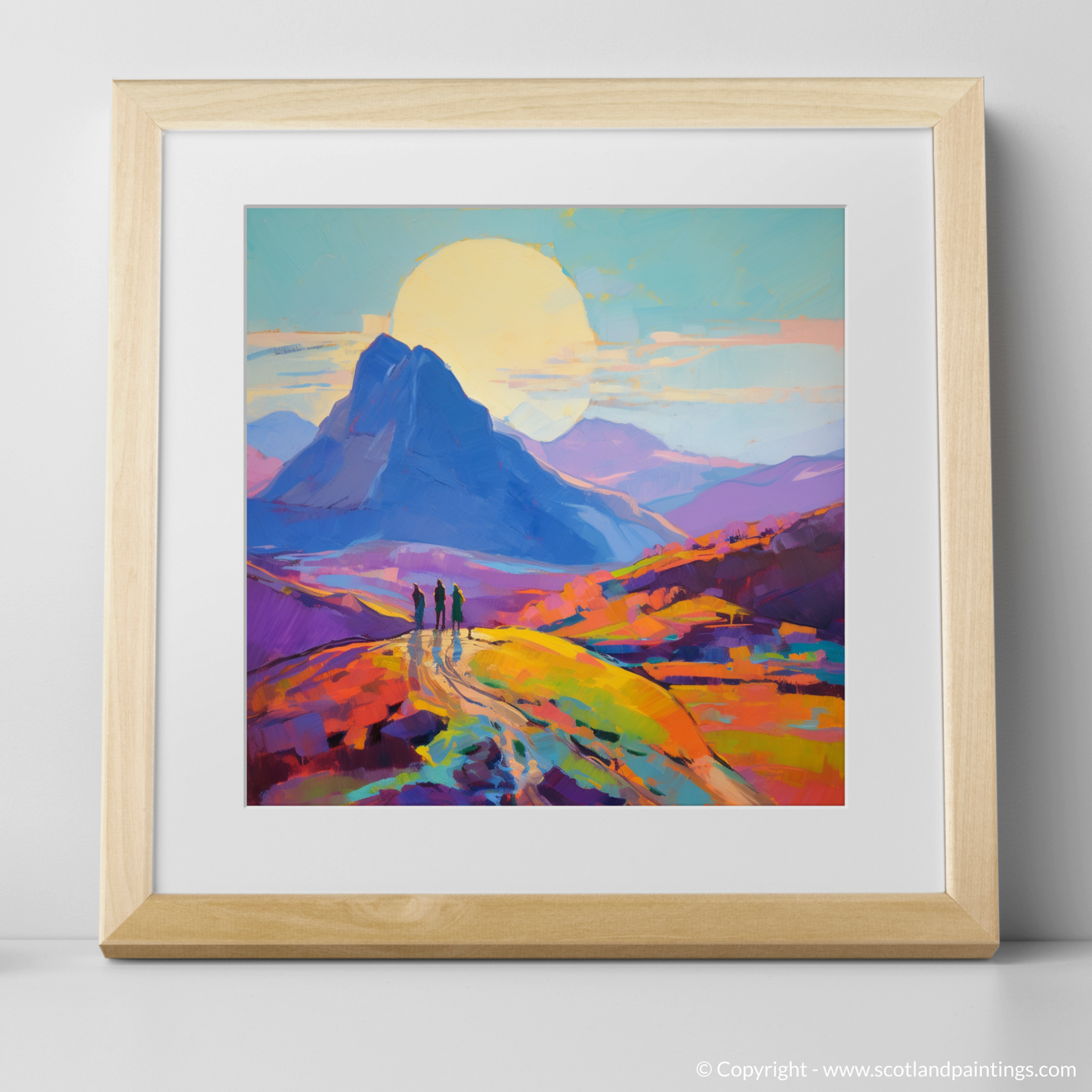 Buachaille Summit at Dusk: An Impressionistic Journey Through Glencoe's Wonders