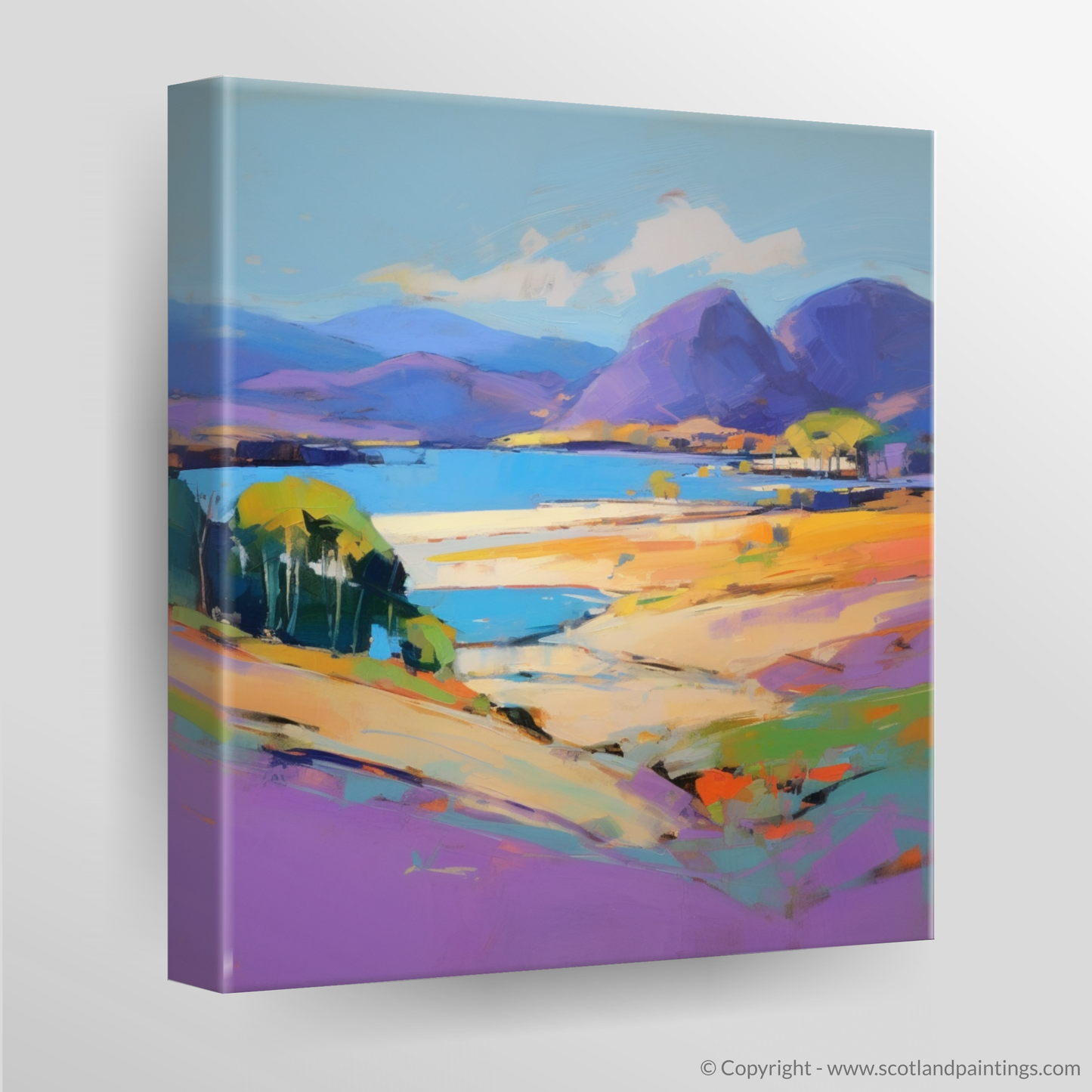 Summer's Embrace: An Expressionist Journey through Kiloran Bay