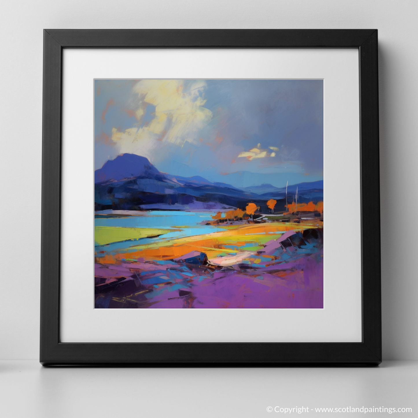 Storm Over Sound of Iona: An Expressionist Homage to Scottish Coves