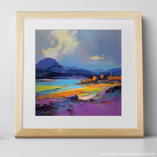 Storm Over Sound of Iona: An Expressionist Homage to Scottish Coves