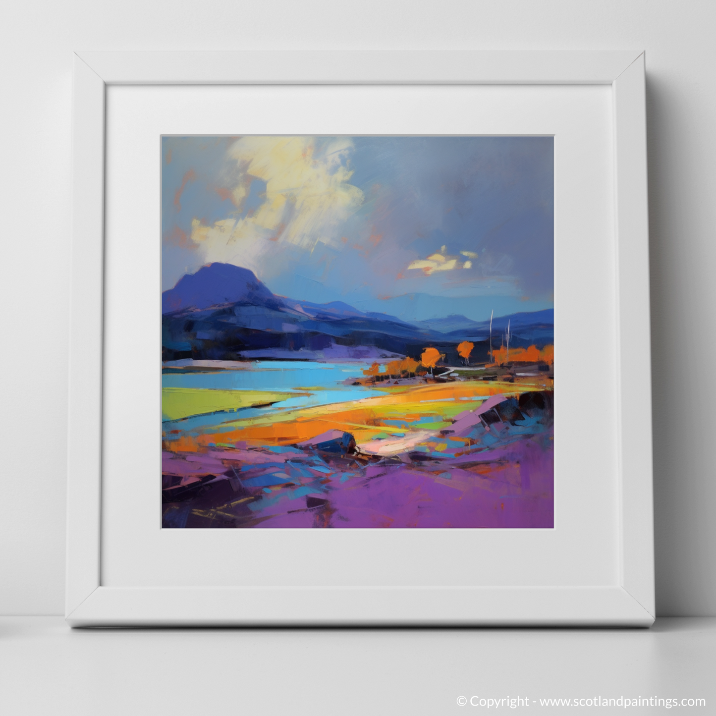 Storm Over Sound of Iona: An Expressionist Homage to Scottish Coves