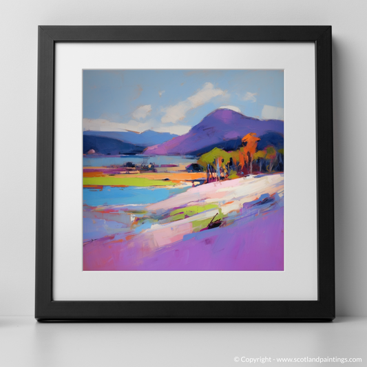 Scottish Coastline Reverie: An Expressionist Ode to Silver Sands of Morar