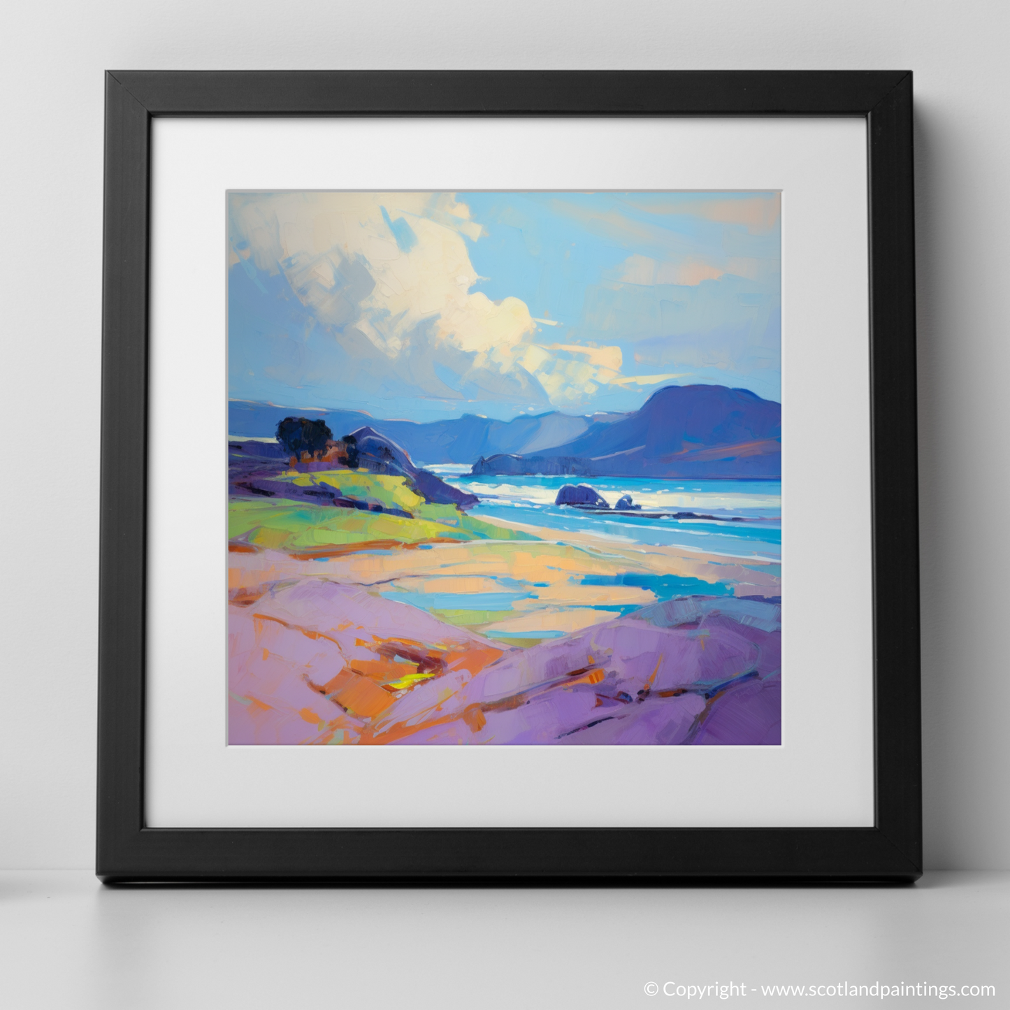 Storm over Durness Beach: An Impressionist Homage to Scotland's Coast