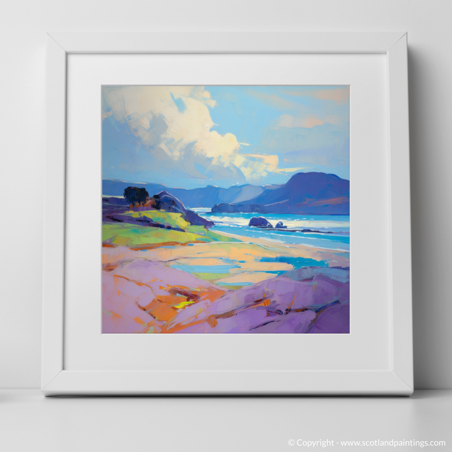 Storm over Durness Beach: An Impressionist Homage to Scotland's Coast