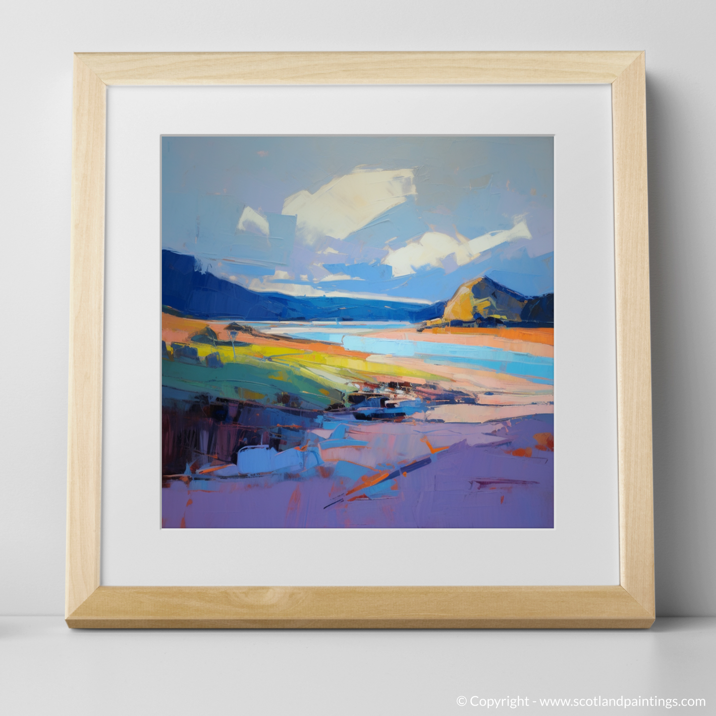 Storm Over Balmedie Beach: An Expressionist Homage to Scotland's Coastal Majesty