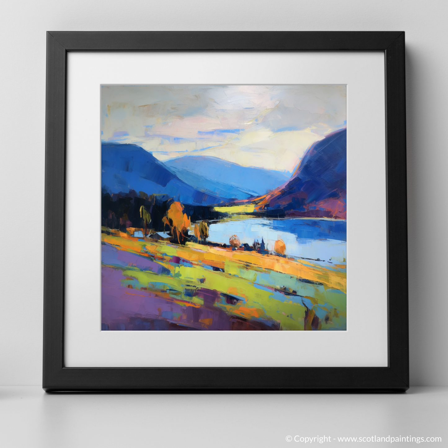 Highland Embrace: An Expressionist Ode to Loch Earn