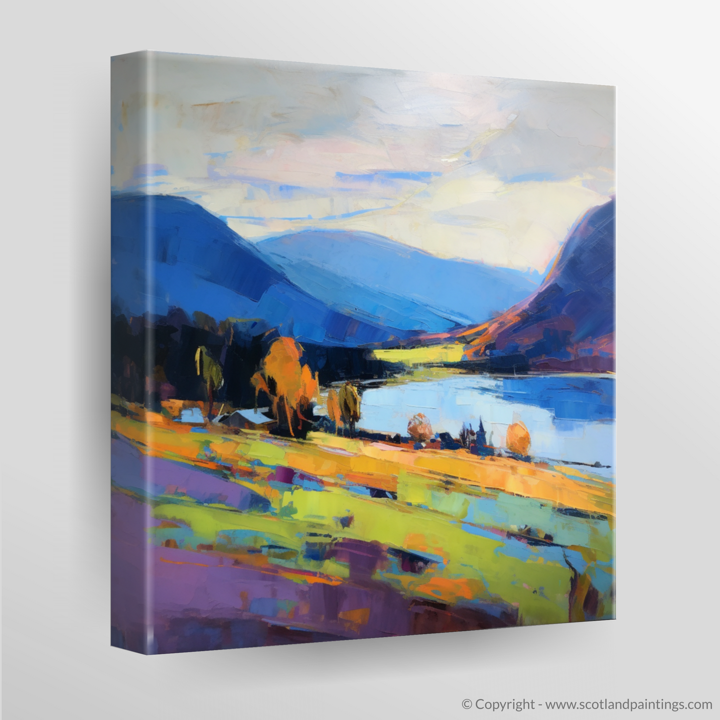 Highland Embrace: An Expressionist Ode to Loch Earn