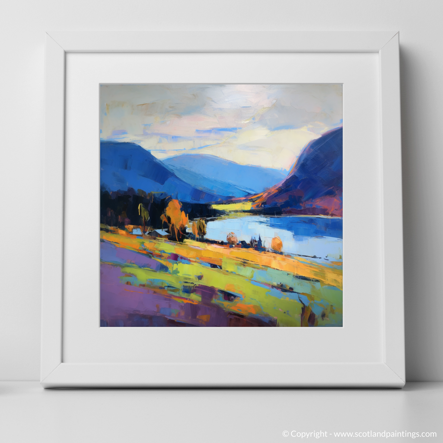 Highland Embrace: An Expressionist Ode to Loch Earn