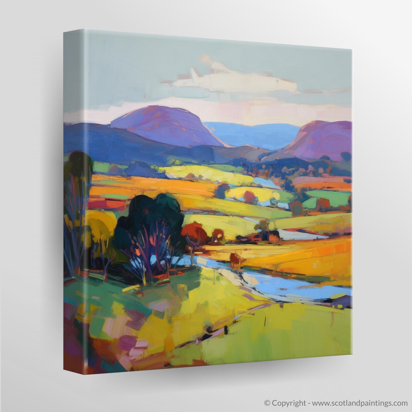 Vibrant Glendevon: An Expressionist Journey Through Scotland's Wild Heart