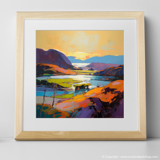 Balnakeil Bay at Sunset: An Expressionist Homage to Scottish Highlands