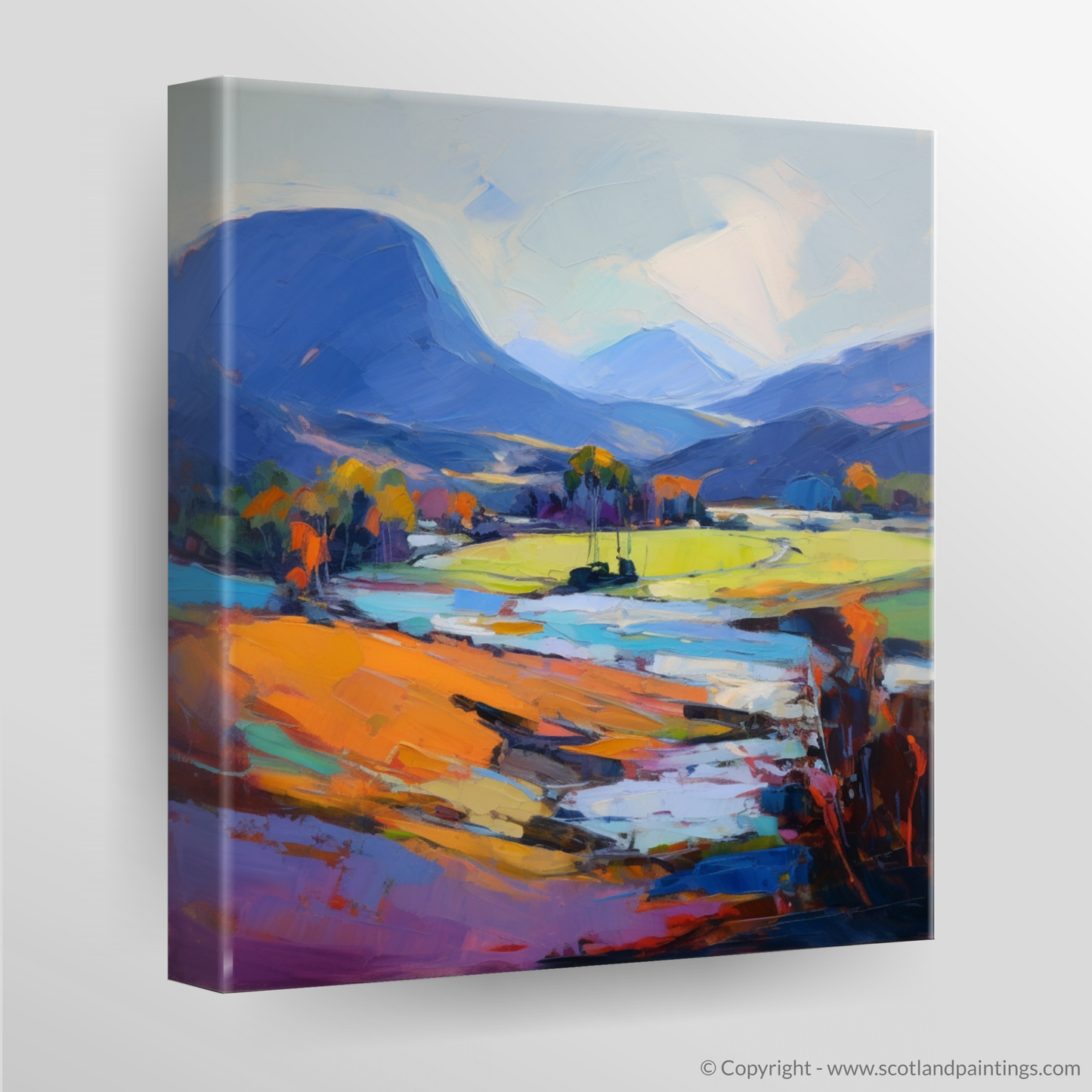 Highland River Rhapsody: An Expressionist Ode to River Spean