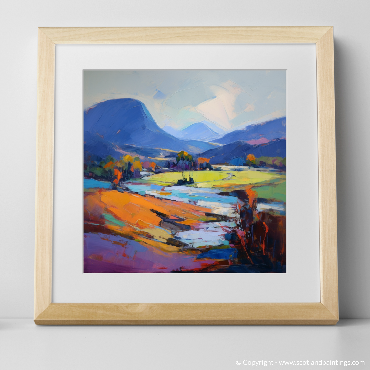 Highland River Rhapsody: An Expressionist Ode to River Spean