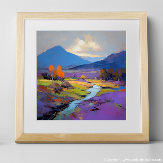 Glen Esk's Wild Splendor: An Expressionist Interpretation