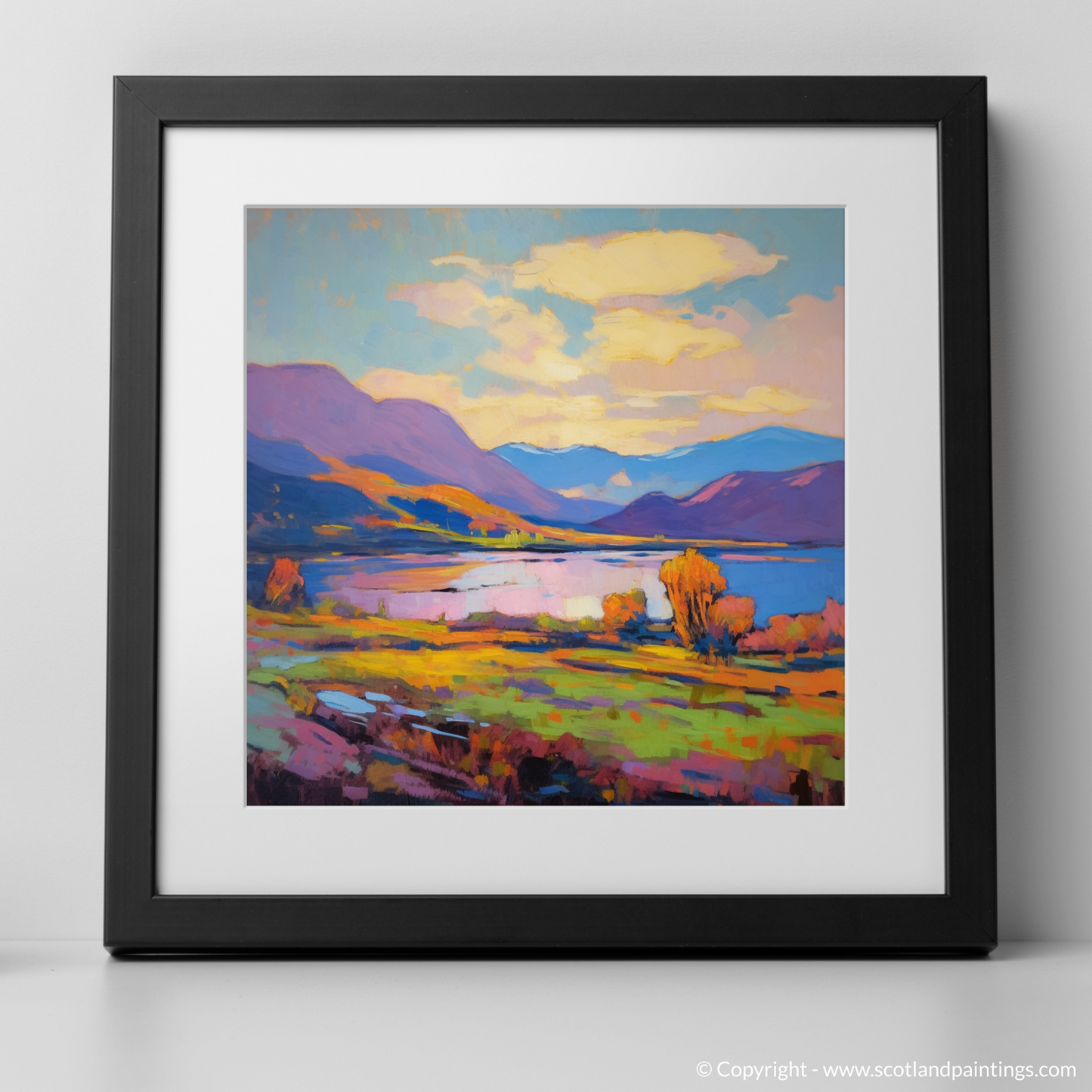 Highland Serenity: Sunset over Loch Insh
