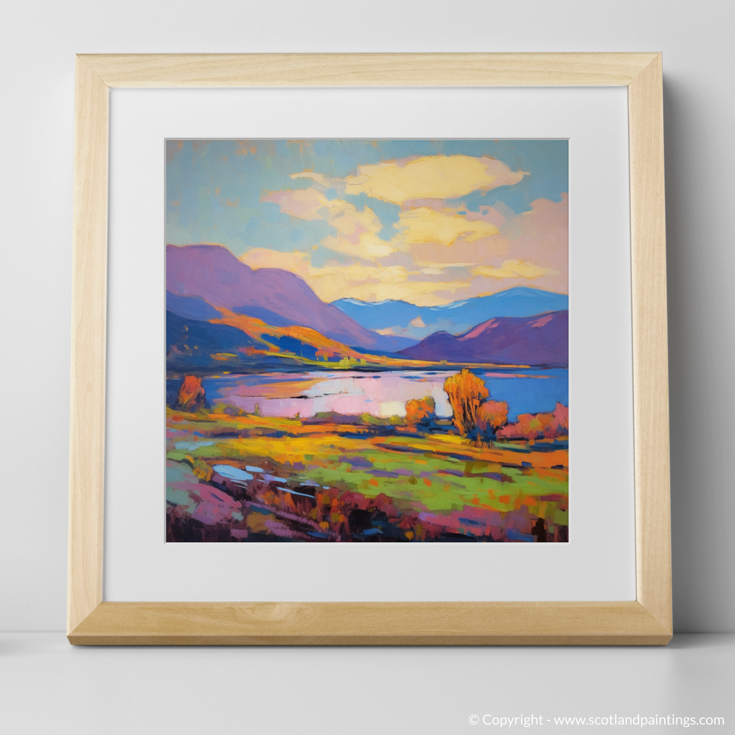 Highland Serenity: Sunset over Loch Insh