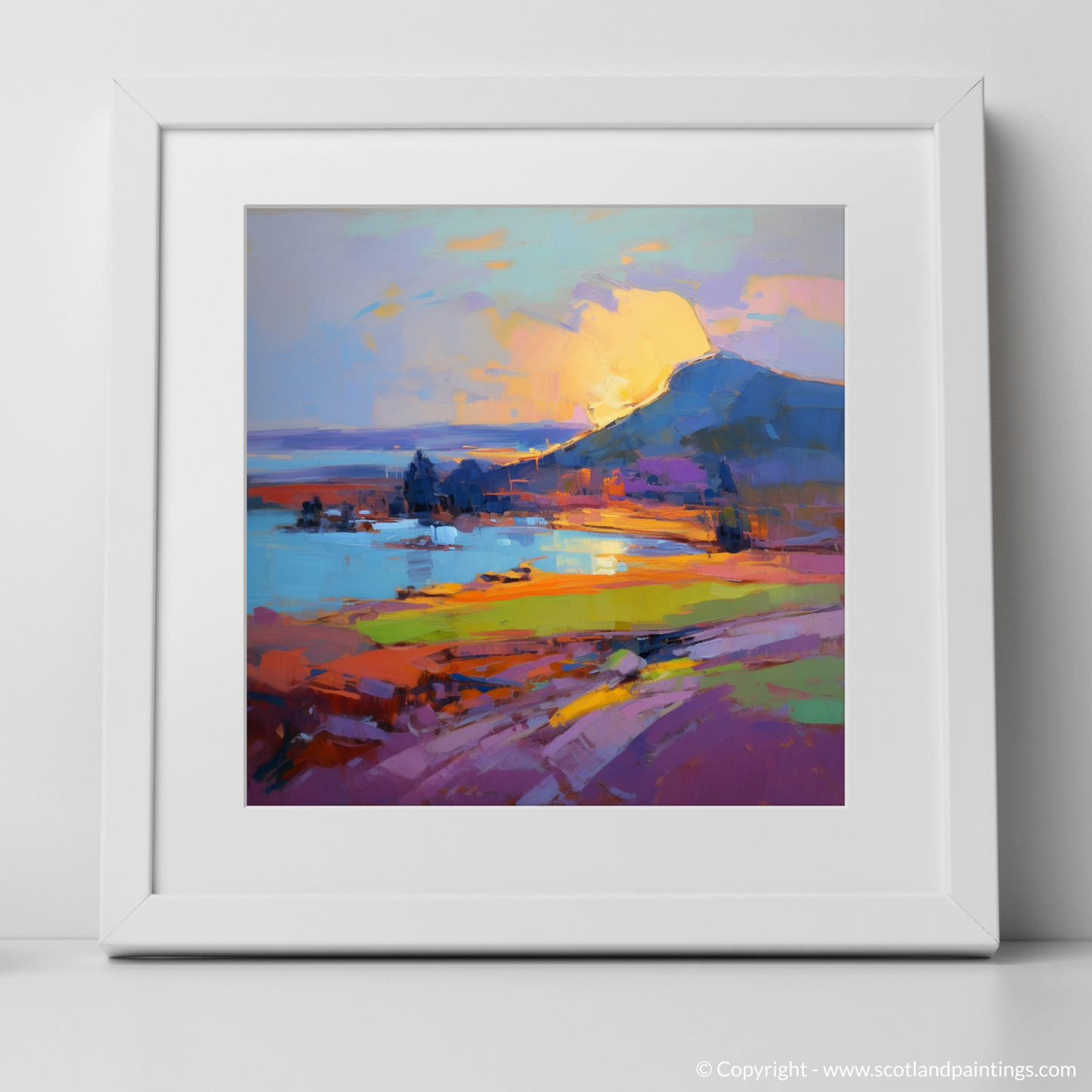 Coldingham Bay at Sunset: An Expressionist Ode to Scottish Shores