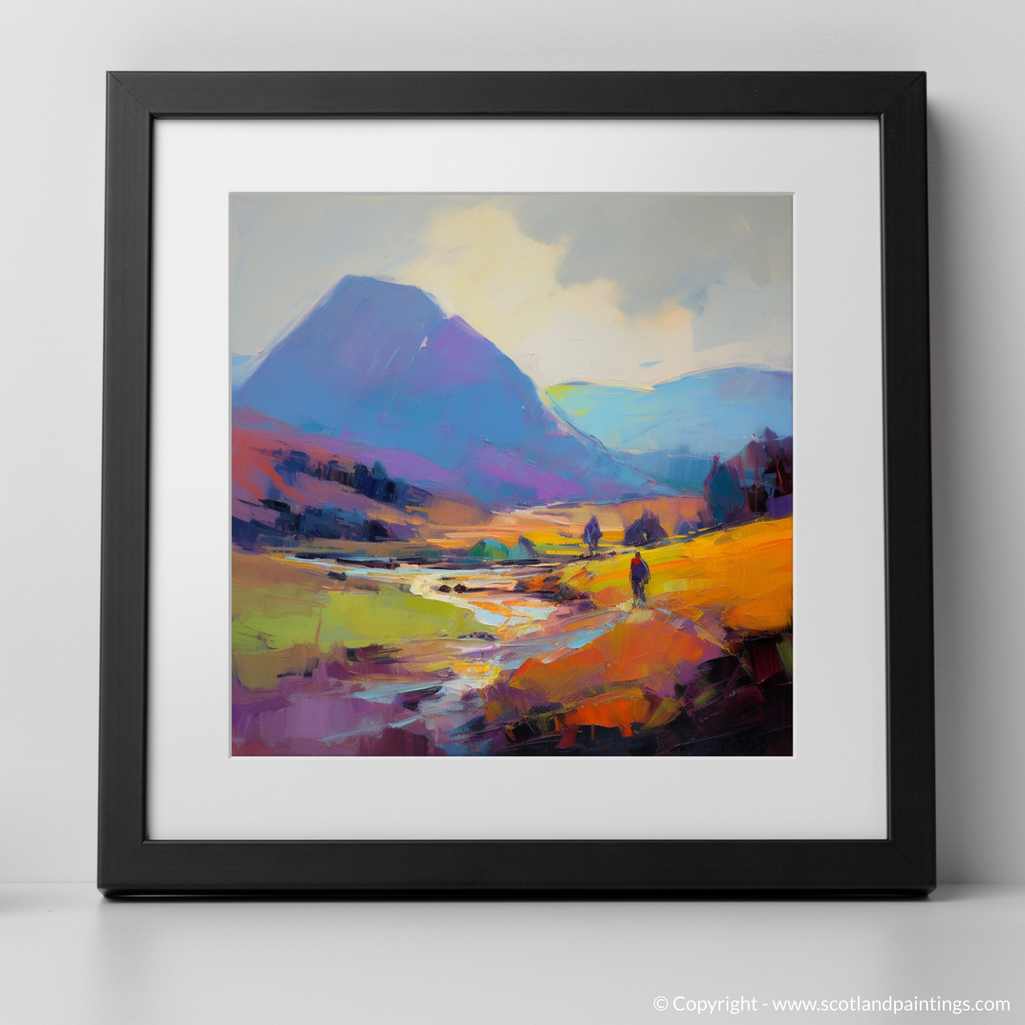 Highland Wanderer: An Expressionist Ode to Glencoe Summer