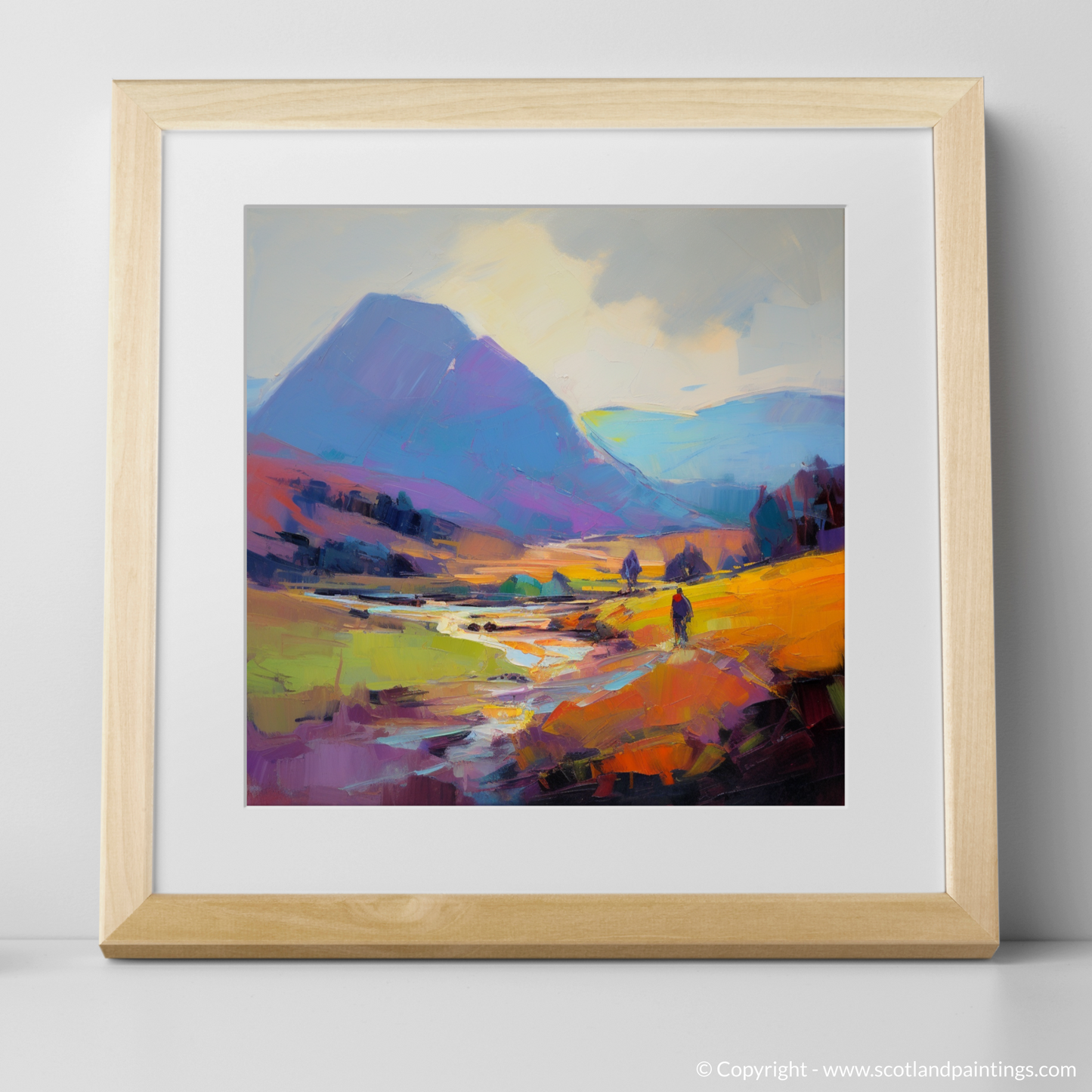 Highland Wanderer: An Expressionist Ode to Glencoe Summer