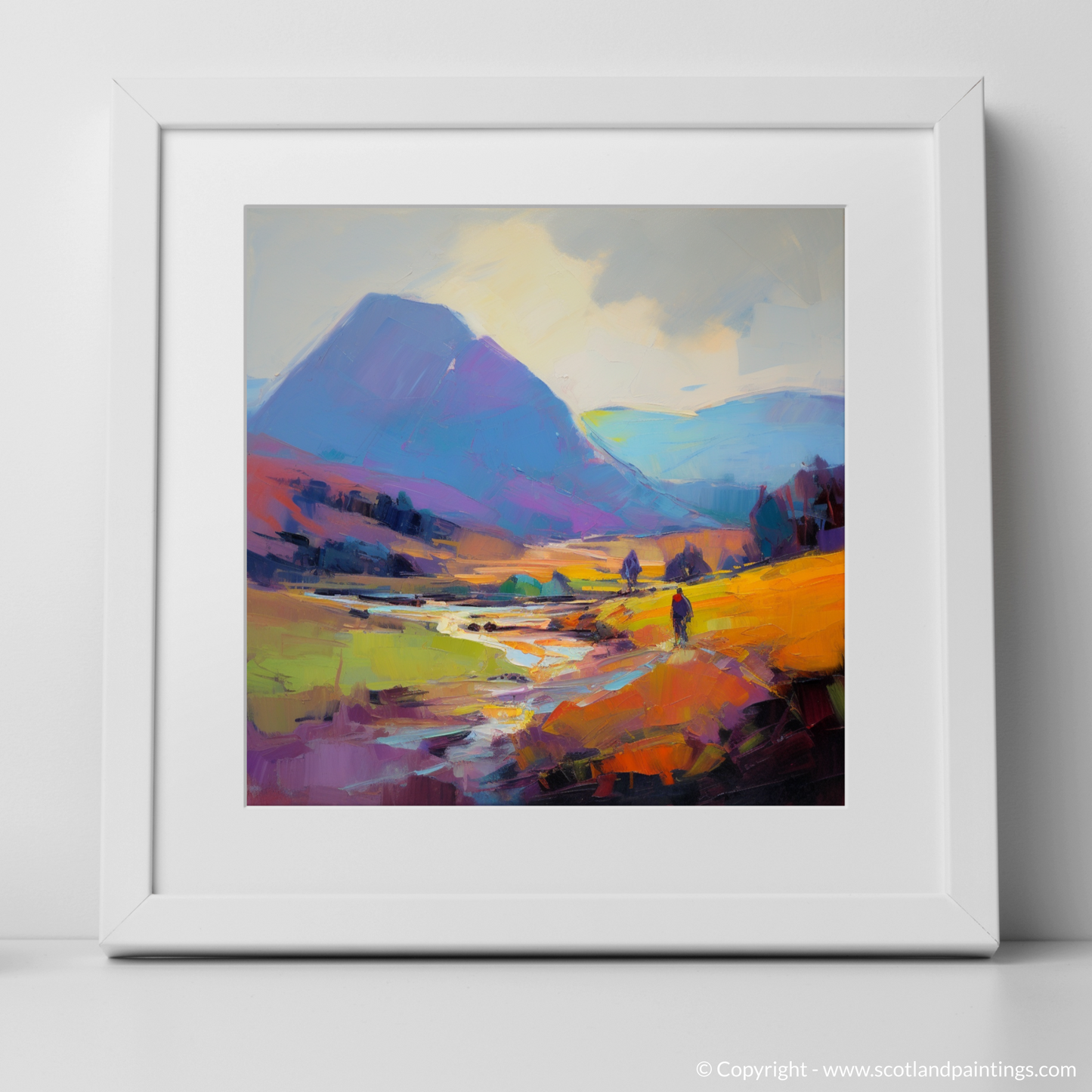 Highland Wanderer: An Expressionist Ode to Glencoe Summer