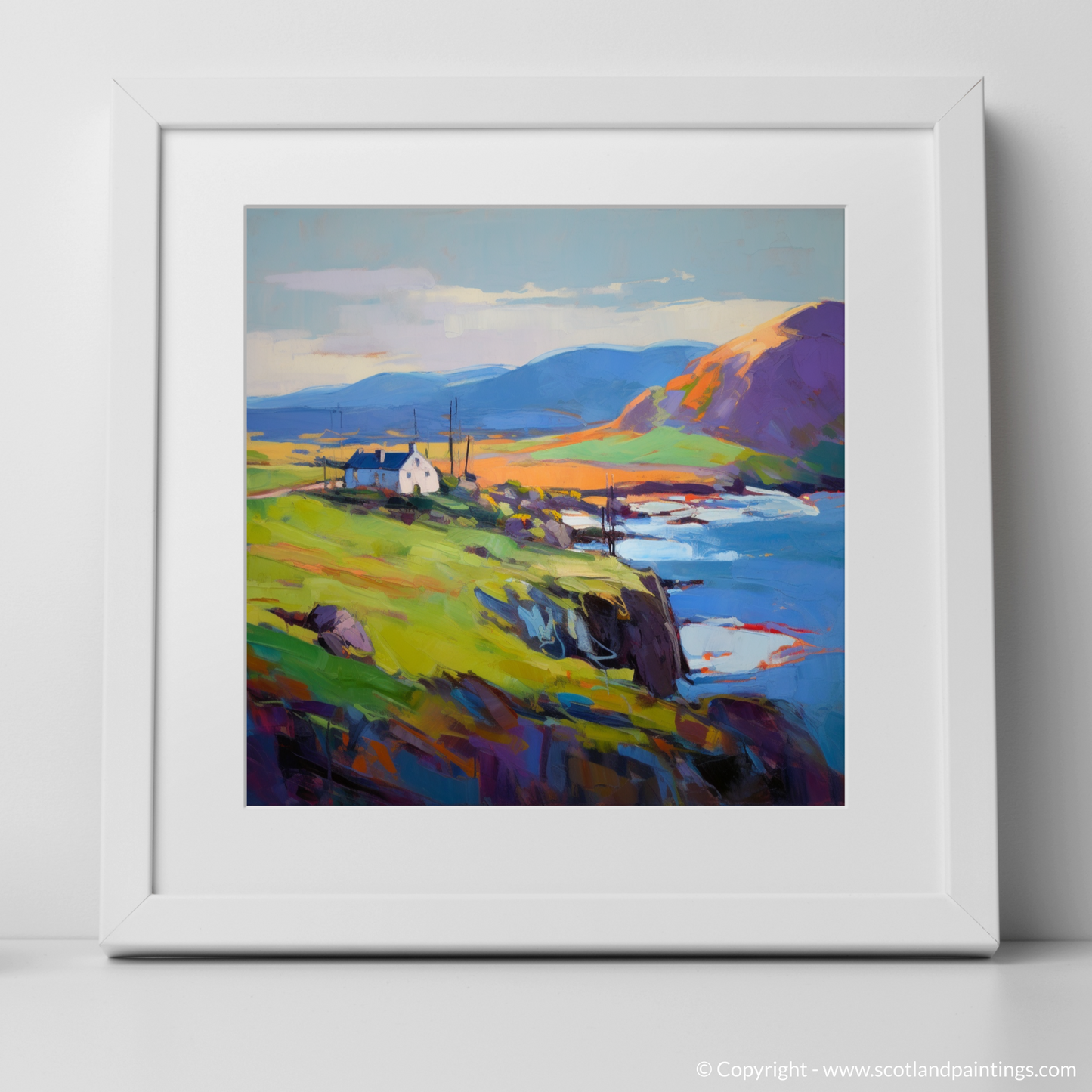 Shetland Summer Splendour: An Expressionist Ode to Scotland's Northern Isles