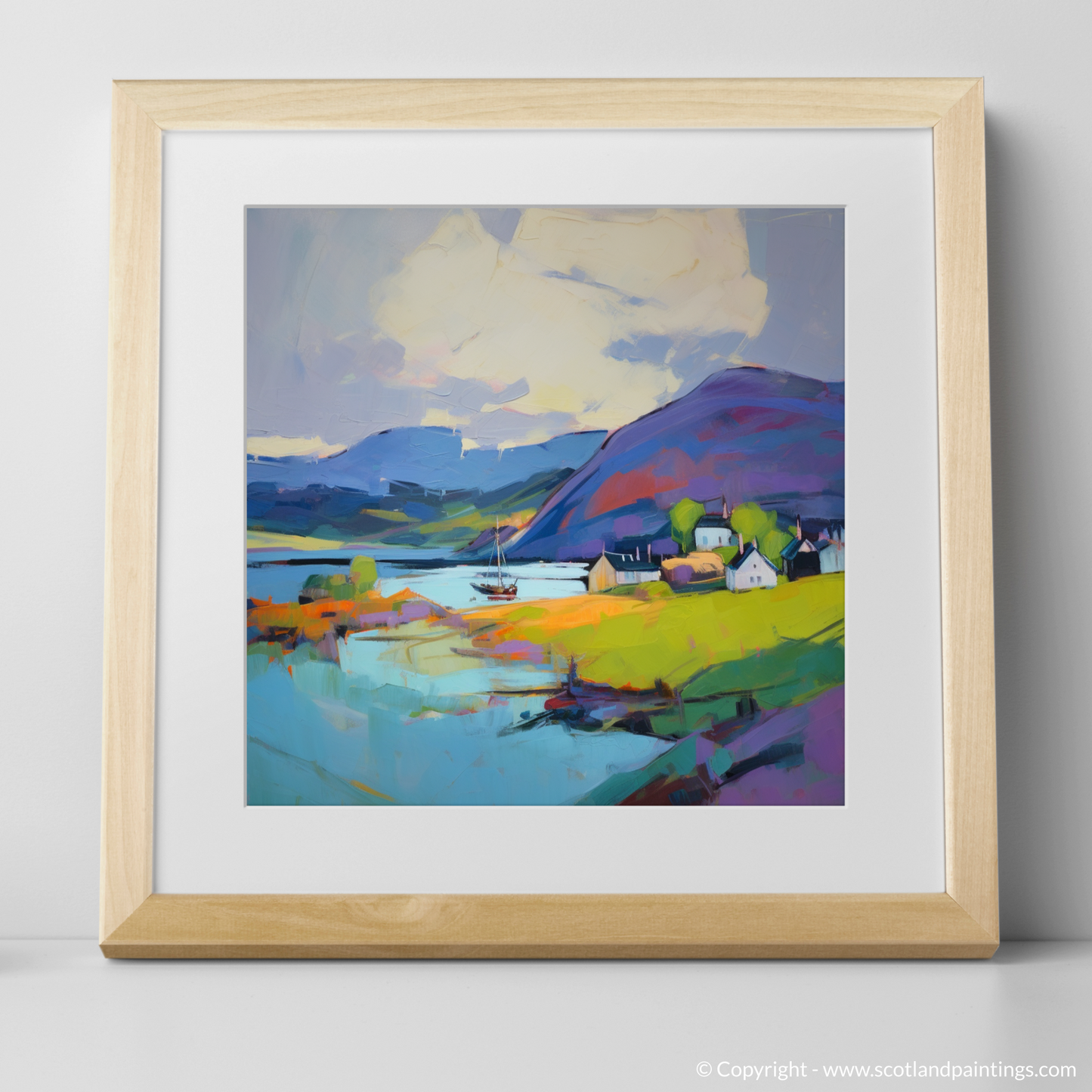 Storm Over Gairloch Harbour: A Modern Tribute to Scottish Beauty and Power