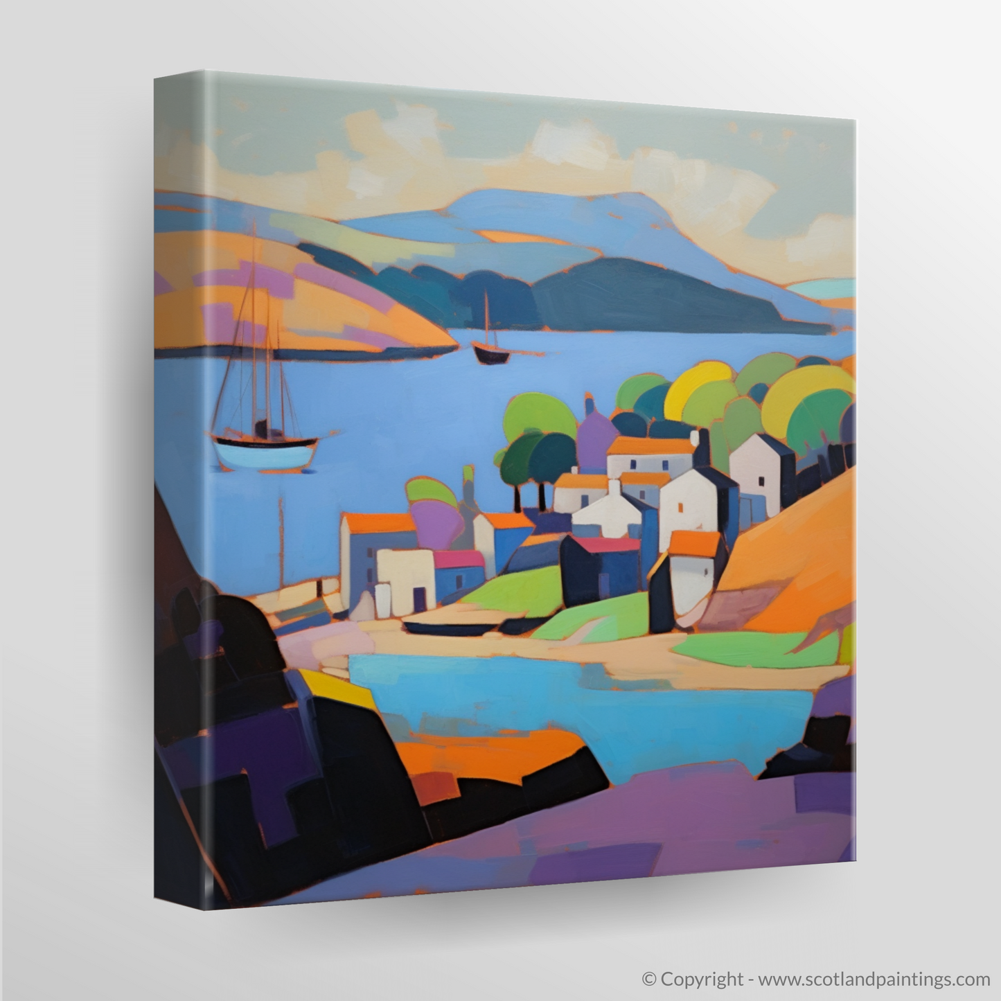 Cubist Charlestown: A Scottish Harbour Reimagined