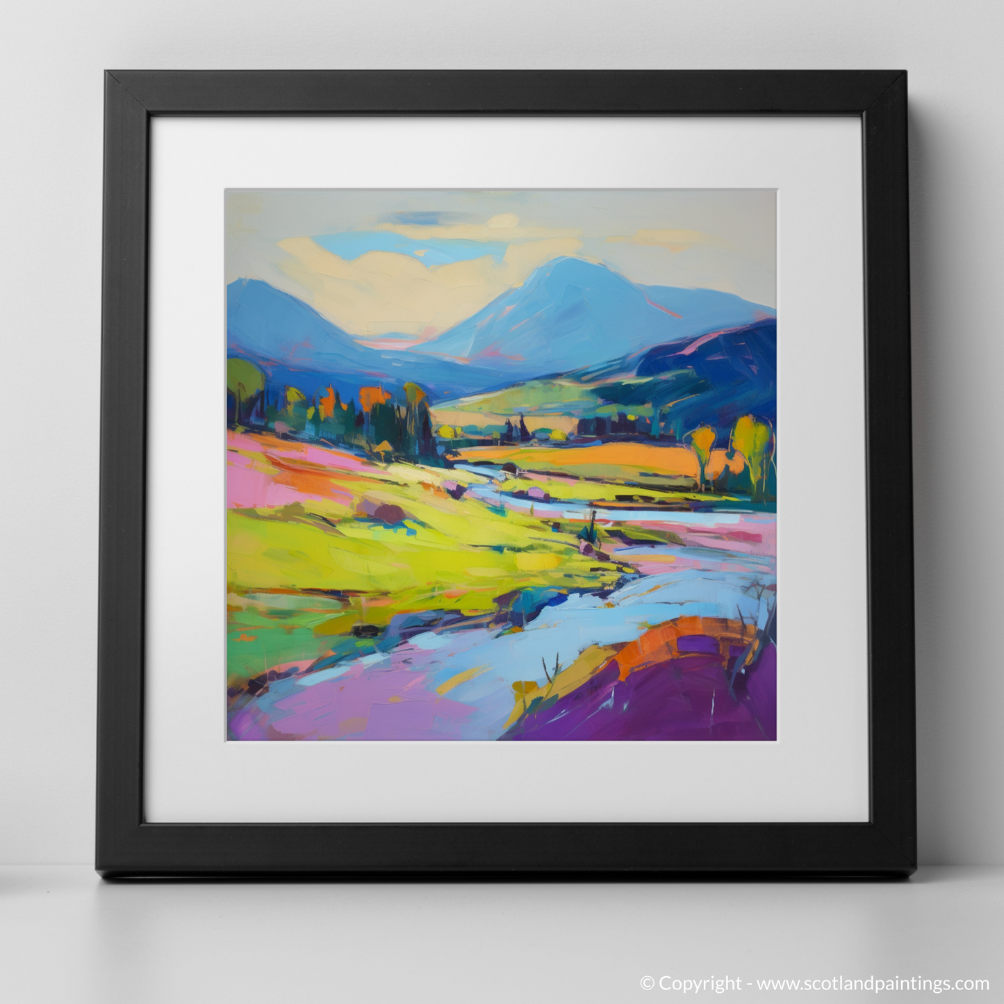 Summer Symphony: Vibrant Reflections of River Spean