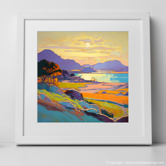 Golden Hour at Arisaig: An Art Nouveau Symphony