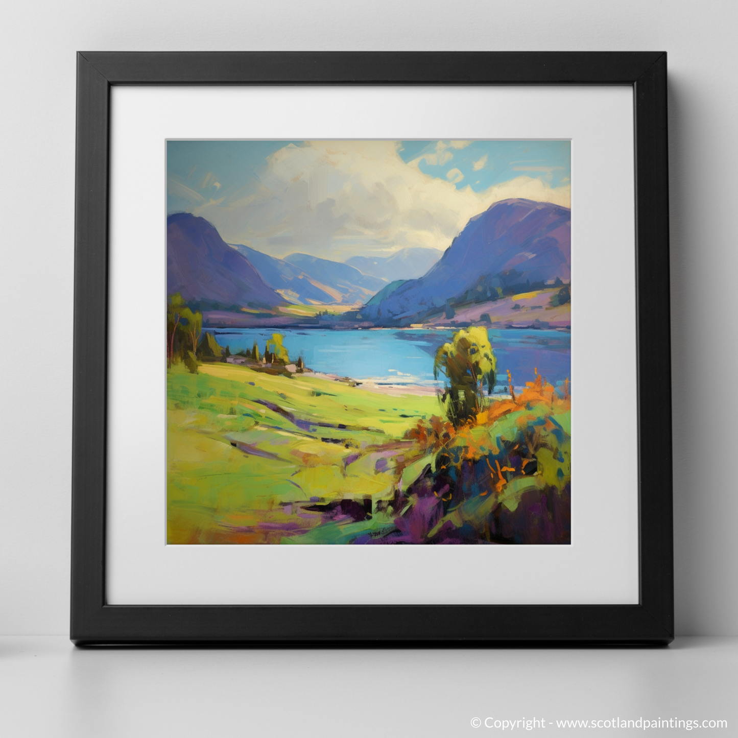 Highland Summer Symphony: A Fauvist Interpretation of Loch Leven