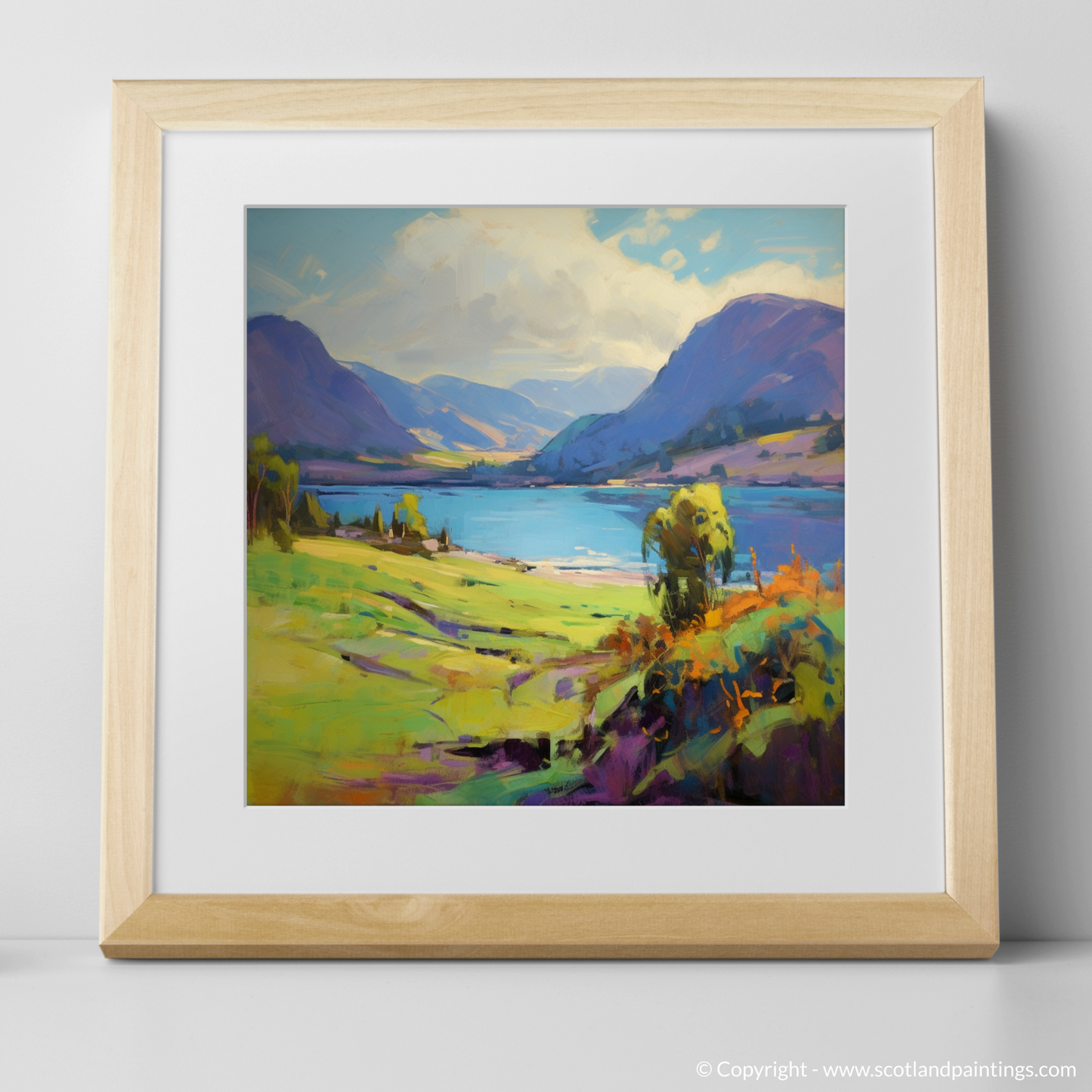 Highland Summer Symphony: A Fauvist Interpretation of Loch Leven