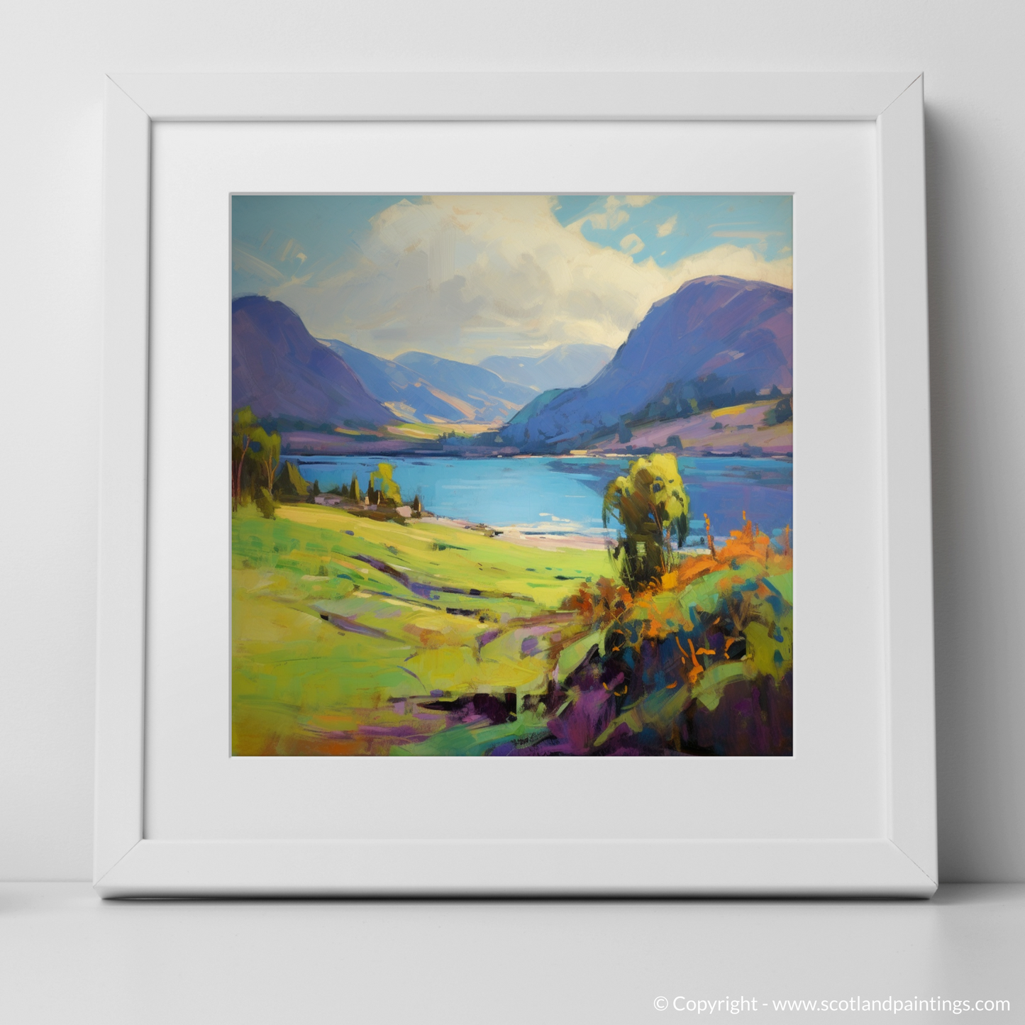 Highland Summer Symphony: A Fauvist Interpretation of Loch Leven